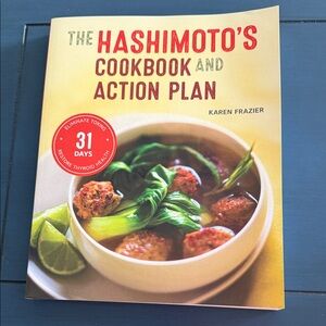 Hashimoto's Health Guide with Red and Green Cover